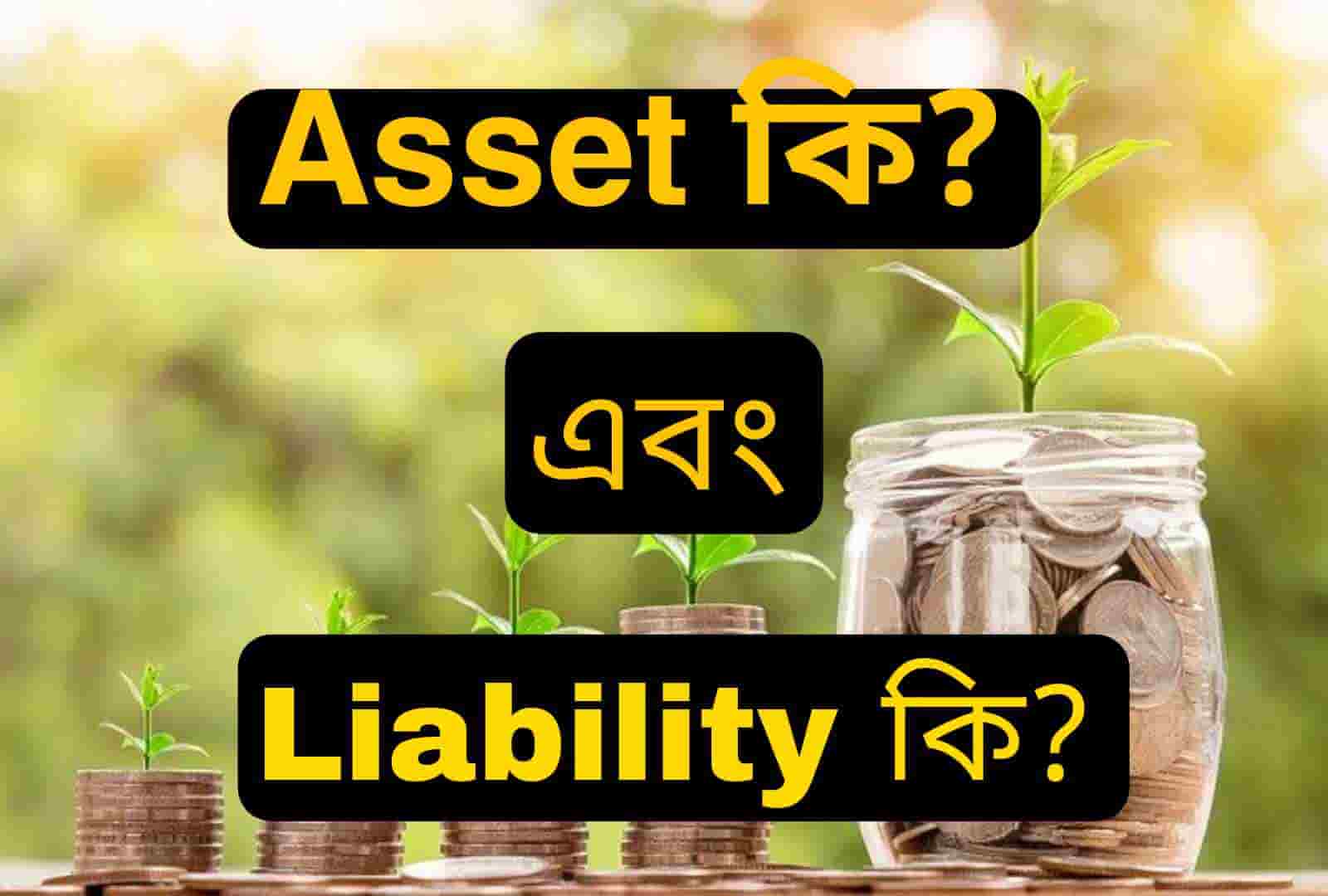 Asset কি? এবং Liability কি?