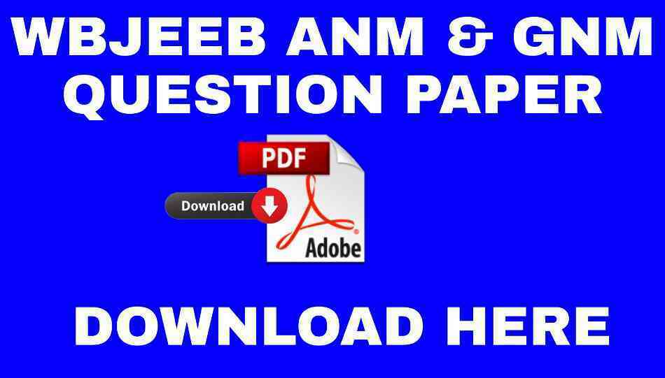 wbjeeb question paper