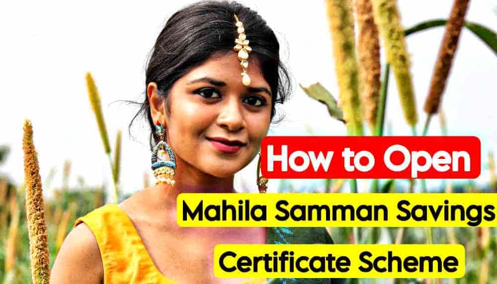 Mahila Samman saving certificate How to apply online