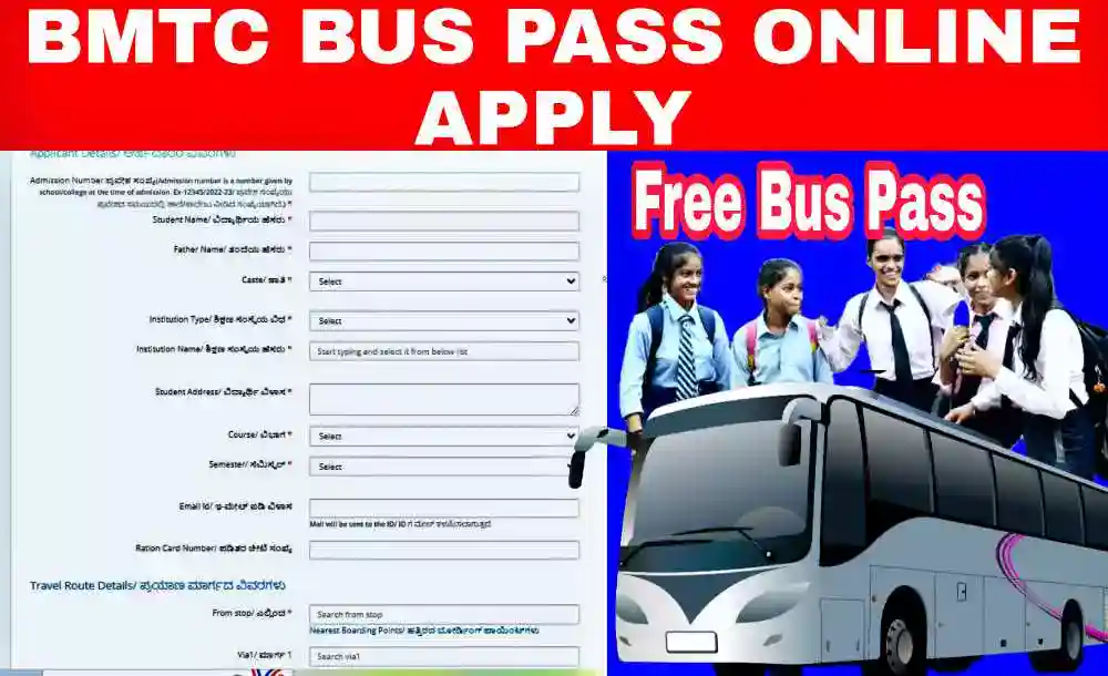 BMTC Student Bus Pass 2023-24, Application Form Online,, 46% OFF