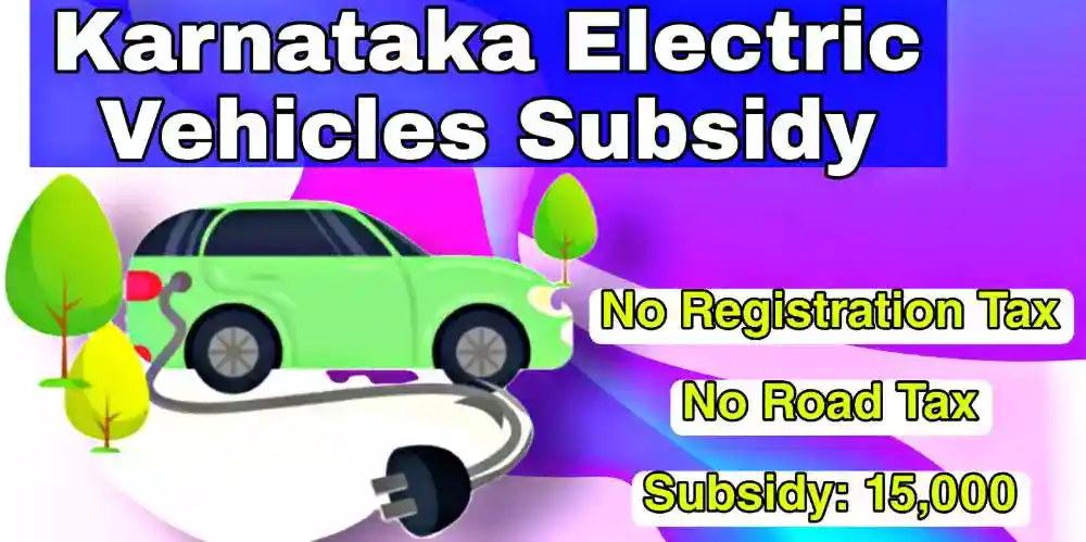 Government Subsidy for Electric Vehicles in Karnataka