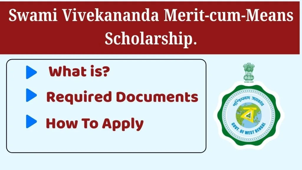 swami vivekananda scholarship