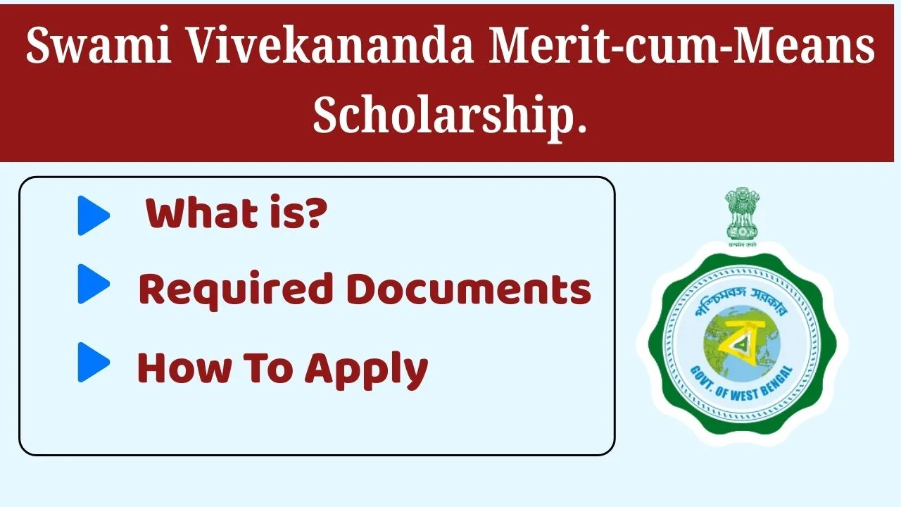 swami vivekananda scholarship
