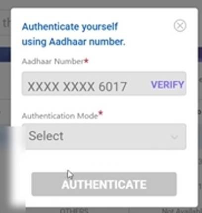 ayushman adhar authentication verify